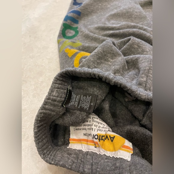 Aviator Nation Women’s Sweatpants In Heather Grey Size S - Picture 7 of 11